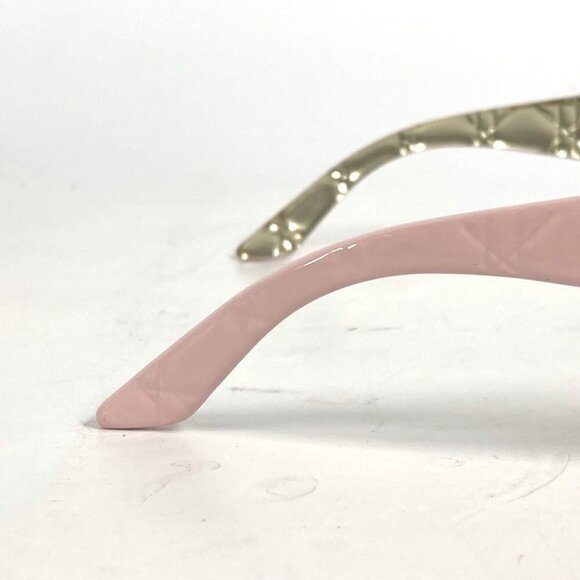 CHRISTIAN DIOR NQHHD Lady Dior Cannage logo Bicolor glasses eyewear sunglasses - Picture 8 of 14